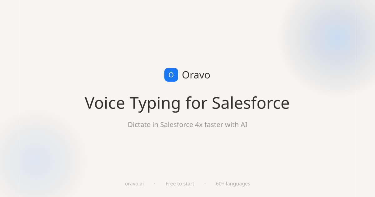 Voice Keyboard for Salesforce: Salesforce Voice Typing 4x Faster ...